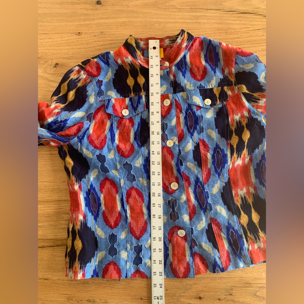 Ruby Rd. Lightweight Jacket Linen Sheer Long Slee… - image 7